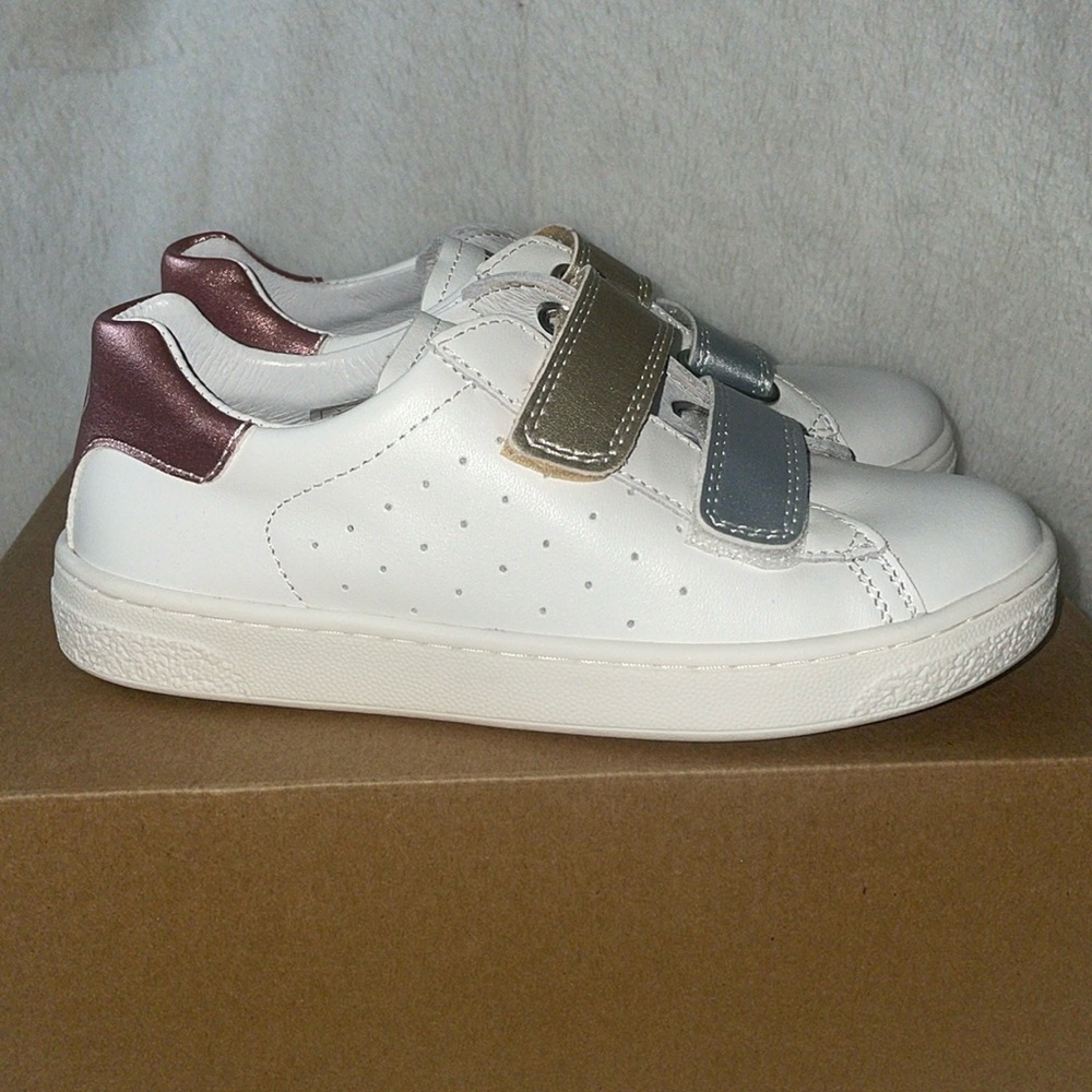 NWT NATURINO HASSELT Sneaker in White-Silver-Platinum - Picture 10 of 15